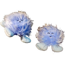 Celestial Buddies Planety PLUSH PLANET- TWO LITTLE STARS BLUE