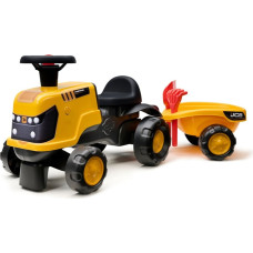 Falk Ride-on JCB Fastrac Tractor with Trailer, Shovel and Rake 1-3 Years