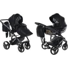 Junama Universal stroller 2 in 1 HandCraft 04 black/black