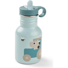 Done By Deer Metal bottle Tiny farm 350 ml Blue