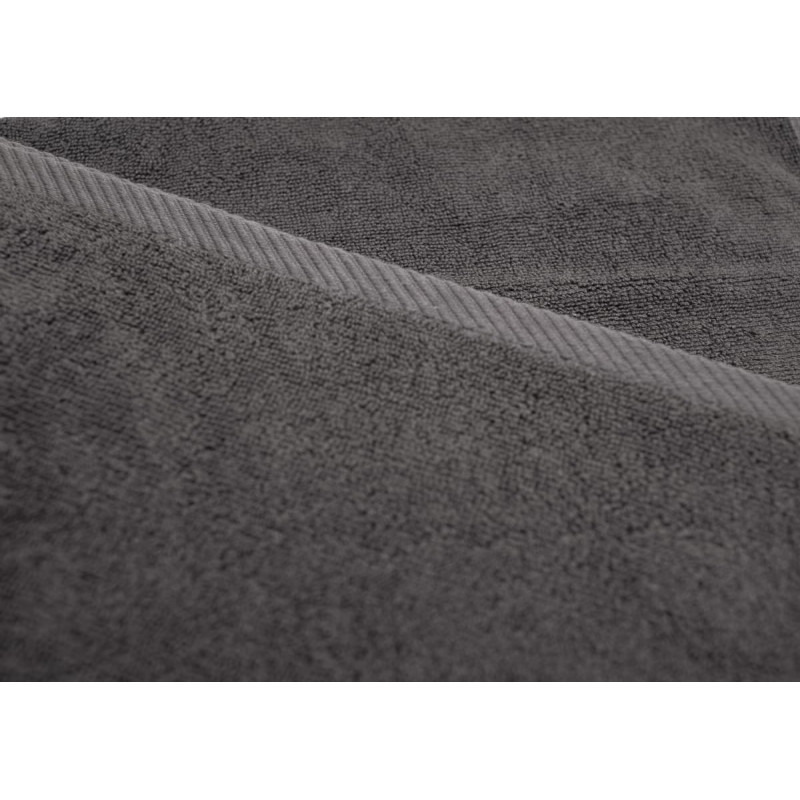 RĘCZNIK HOTELOWY AURORA 90X180 DWUPĘTELKOWY POPIEL 450 g/m2 BAW.