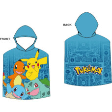 FAST DRY PONCHO 50X100 CM POKEMON 2023POK2017 MICROFIBER