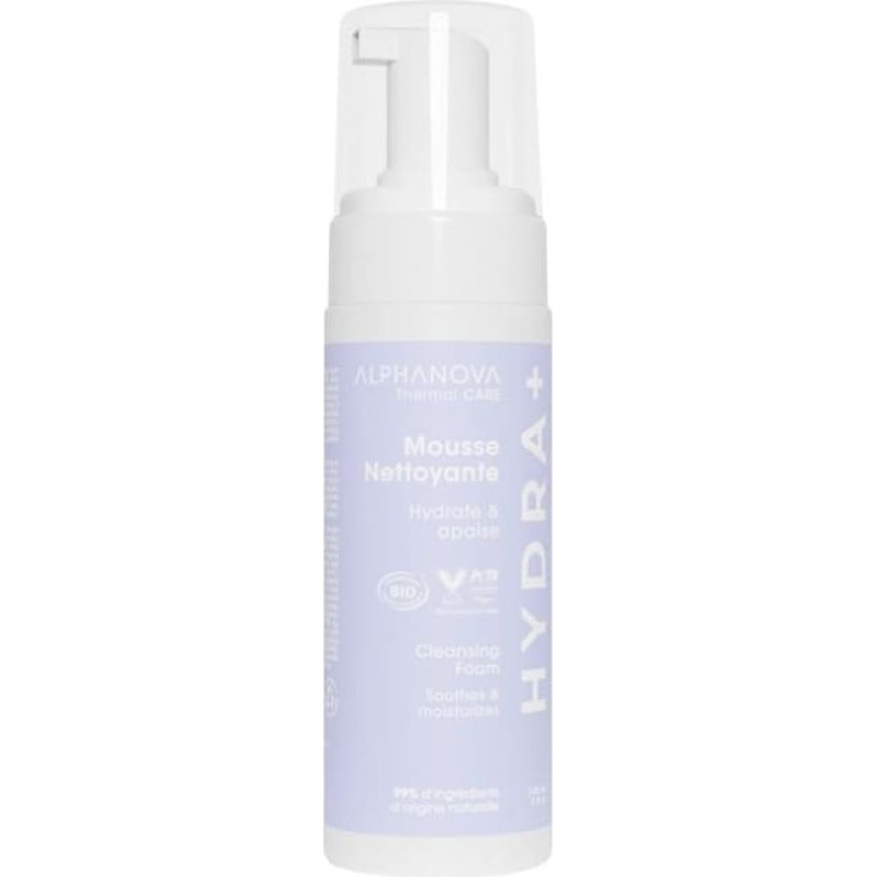 Alphanova THERMAL CARE Soothing and Moisturizing Facial Cleansing Foam with Hyaluronic Acid and Thermal Water, 150 ml