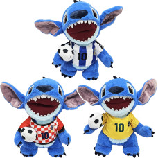 MASKOTKA PLUSZOWA STITCH PIŁKARZ