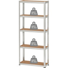 Uzglabāšanas plaukts, 172x75x30cm, 75kg