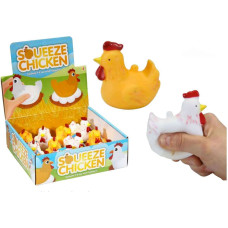 Keycraft Kids Krafts Art.NV191 Antistress Squeezy Chicken Rotaļlieta Gailēns