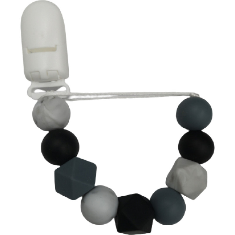 Baby In World BABY 01440 Zawieszka do smoczka Kryształ BLACK/GREY