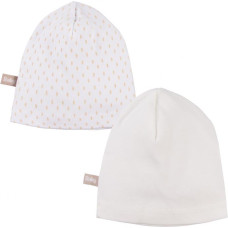 Ubranka EWA 906694 Czapka Smerfetka 2-pak ecru 68