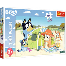 Trefl 14357 Puzzle 24 MAXI Wspaniały dzień Bluey