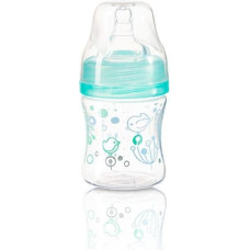 Babyono Pudele ar plato kakliņu 120 ml BabyOno 402/03 blue