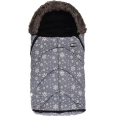 Footmuff Shiny Nylon Snow Flakes