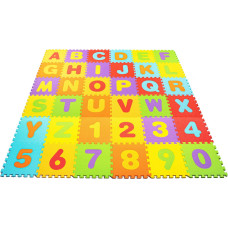 Springos Children's foam mat - Puzzle Springos FM0017 172x172 cm