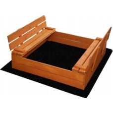 Wooden sandbox Springos PS180l 180x180cm