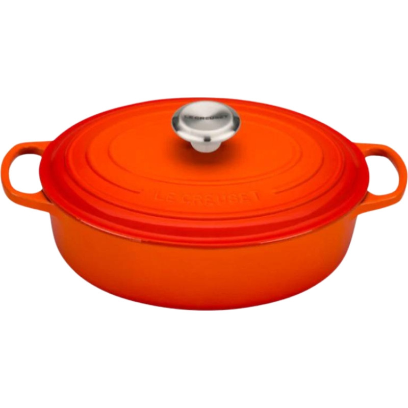 Le Creuset Čuguna katls ovāls Ø27cm / 3,4L oranžs