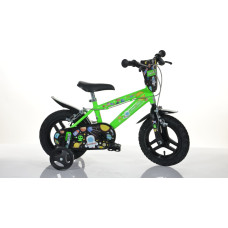 Bimbo Bike Children's bicycle Bimbo Bike 12'' ''COSMOS'', black/green