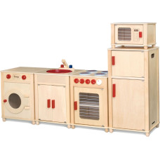 Viga Wooden Large Kitchen Set Natural, FSC Certified