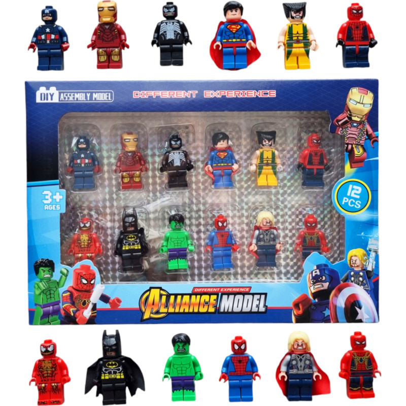 Avengers Figure Set, 12 Pieces