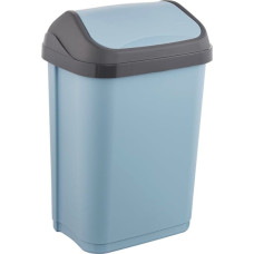 Keeeper Trash Bin with Swing Lid 10L Swantje 25.5x19x38 cm Blue