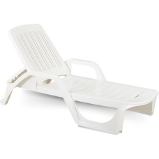 Bica Sauļo&scaron;anās krēsls Zanzibar balts