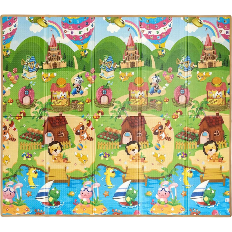 Milly Mally foldable foam mat Play Colourful Animals T1