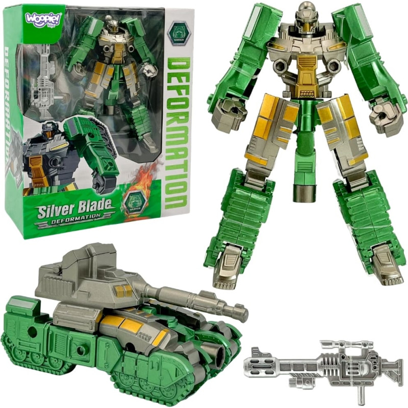 Woopie Robot Transformujący SILVER BLADE 2w1 Czołg