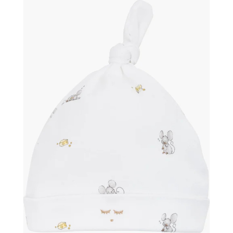 Livly Clothing Livly Kokvilnas Cepure Mice Tossie Hat White