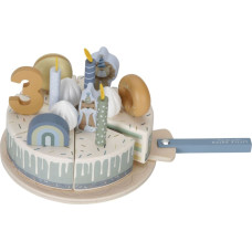 Little Dutch wooden birthday cake Blue (FSC)