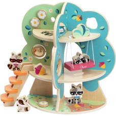 177639 WOODEN RACCOON HOUSE