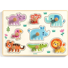 Djeco Wooden puzzle - Hippo'n'Co