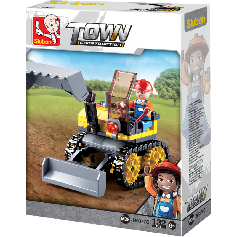 Sluban construction set, Mini excavator, 132 pcs.