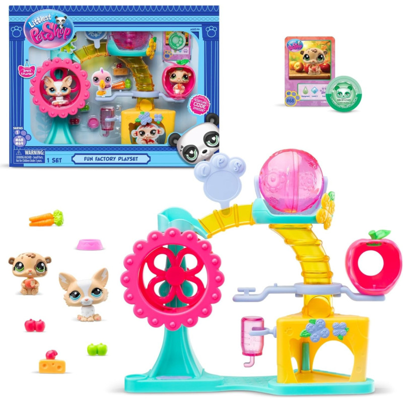 Moose Littlest Pet Shop Fun Factory Playground 00519