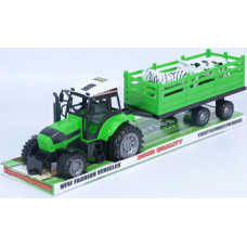 Other 17792 TRAKTOR Z PRZYCZEPĄ I ZWIERZĘTAMI