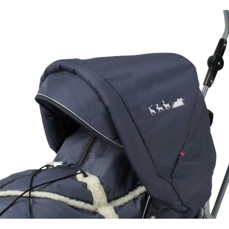 Adbor PICCOLINO Sledge Canopy, Grey