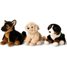 Uni-Toys Plush toy Dog sitting, medium, three types, 30 cm