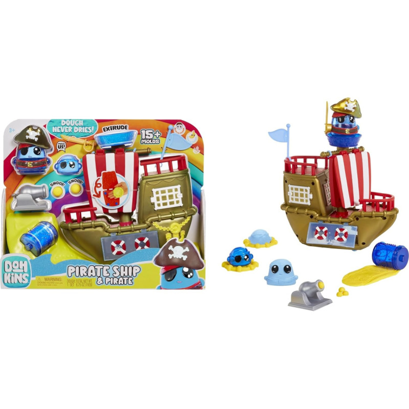 MGA 123088-EUC DohKins Pirate Ship Playset