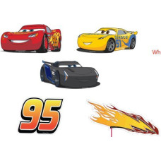 Disney 2-LAYERS WALL DECORATION CARS GROUP
