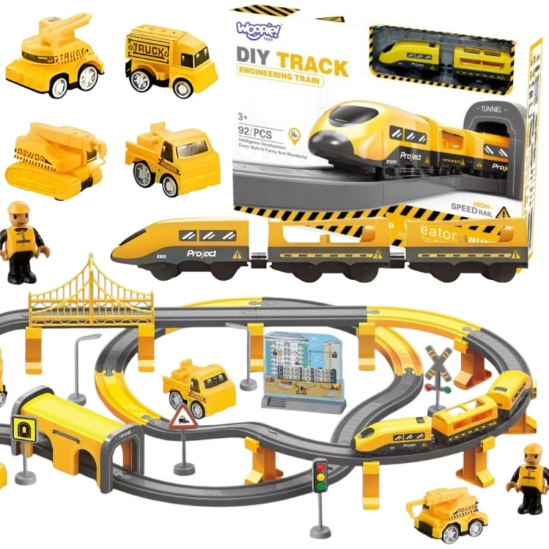 Woopie Kolejka Elektryczna Pendolino Zestaw 92el.