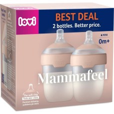 Lovi barošanas pudele MAMMAFEEL, 2x150 ml., 0595
