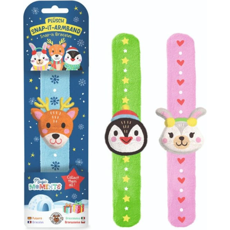 Trendhaus Magic Moments SF - Plush snap-it bracelet (1 pc., 3 designs)