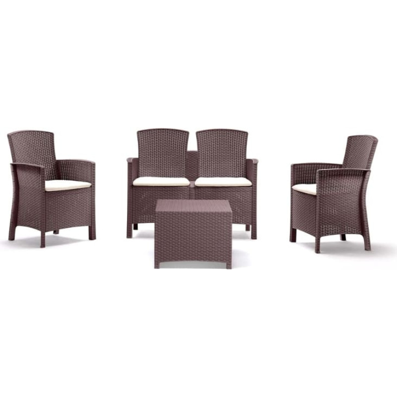 Bica Dārza mēbeļu komplekts Set Lido 2 Storage brūns