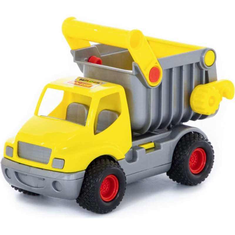 Polesie Dump truck KonsTrak yellow in net 26 cm 0407