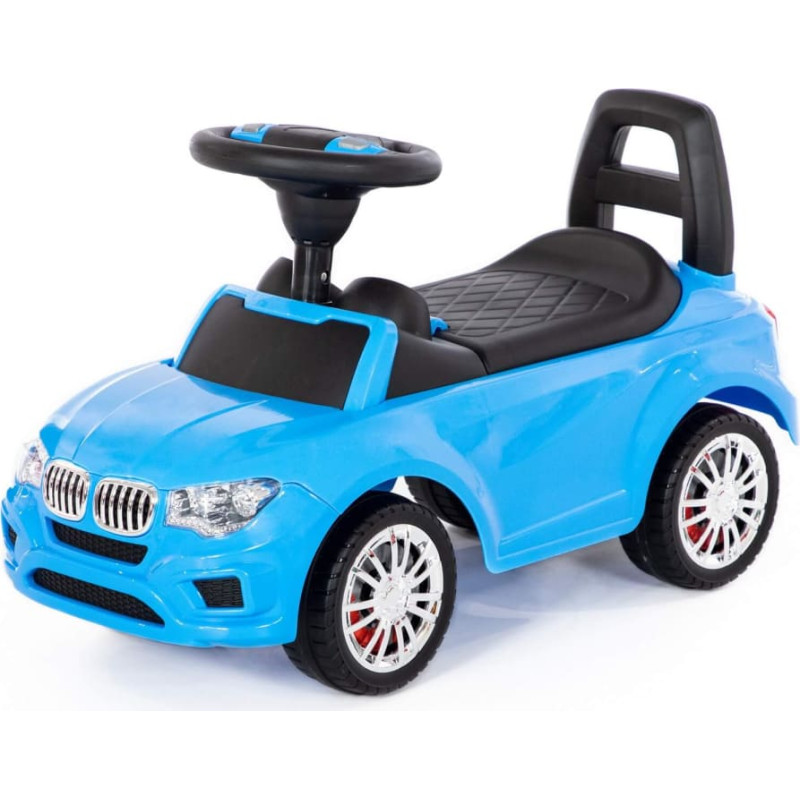 Polesie Push toy car with sound, blue 84521