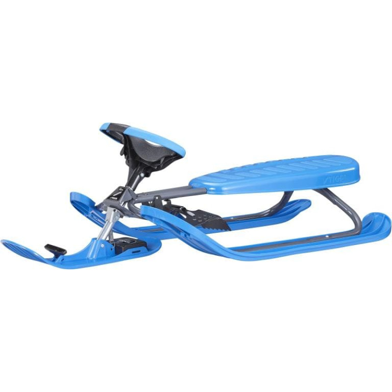 STIGA steering sled Curve, graphite grey/blue