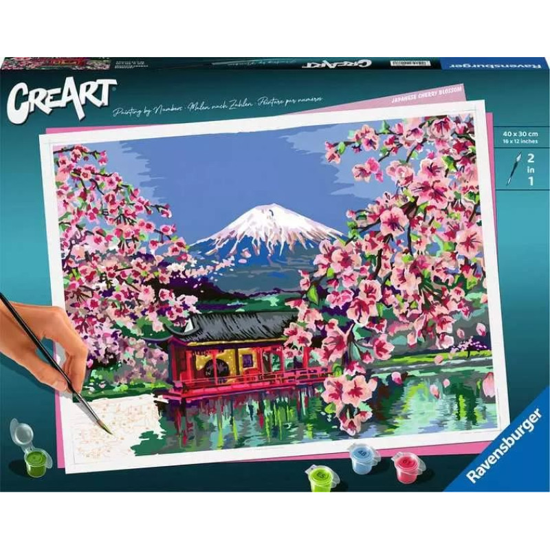 Ravensburger Paint by Numbers &ndash; Japanese Spring