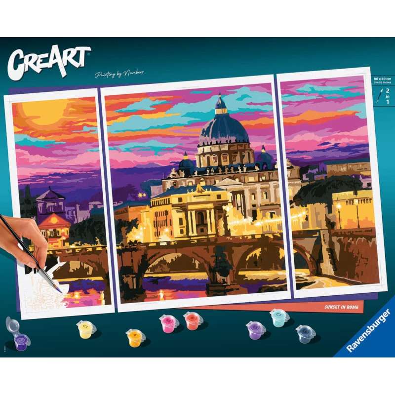 Ravensburger Paint by Numbers &ndash; Romantic Rome