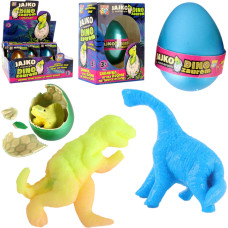 DINOZAUR W JAJKU ROSNĄCY W WODZIE