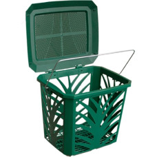 Biobag Bioatkritumu grozs MaxAir 7L 24x19,7x20,5cm zaļ&scaron;