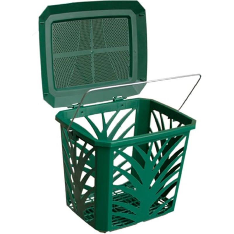 Biobag Bioatkritumu grozs MaxAir 7L 24x19,7x20,5cm zaļ&scaron;