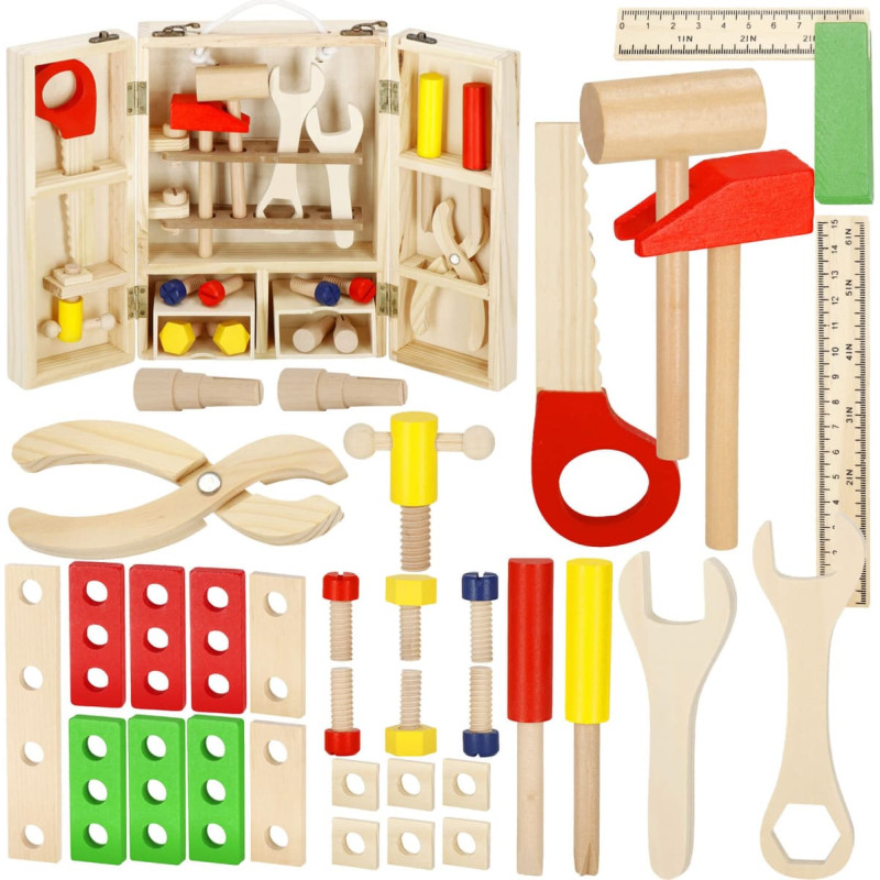 Springos KG0026 WOODEN TOOL SET