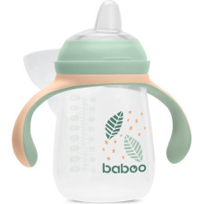 Baboo Silicone Spout Cup PEACHY KEEN, 260 ml